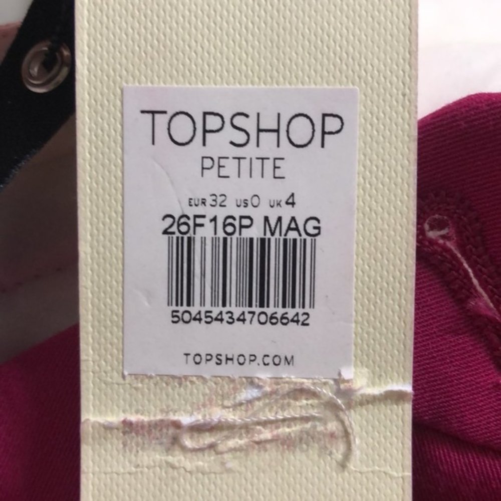 Fuchsia Cigarette Trousers Topshop - Picture 5 of 5
